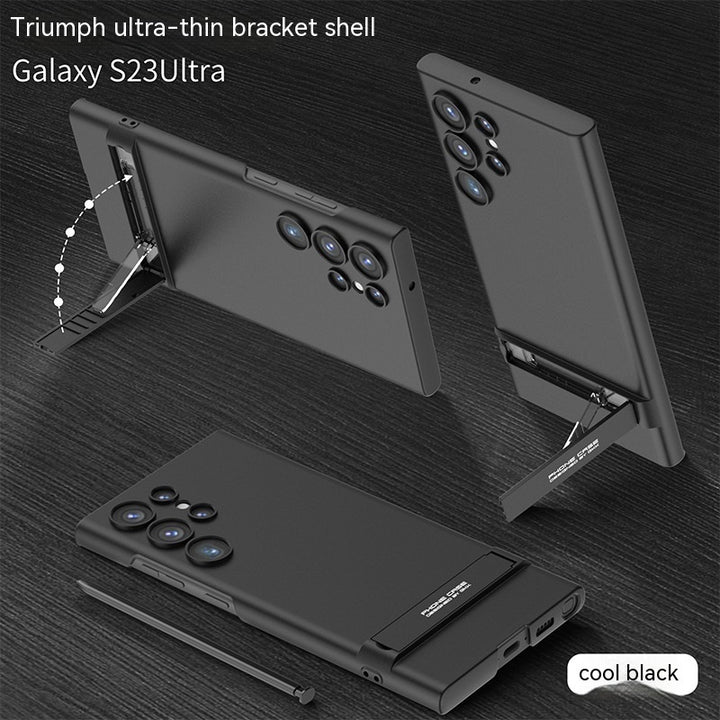 All-inclusive Ultra-thin Bracket Drop-resistant Creative S23 Phone Case