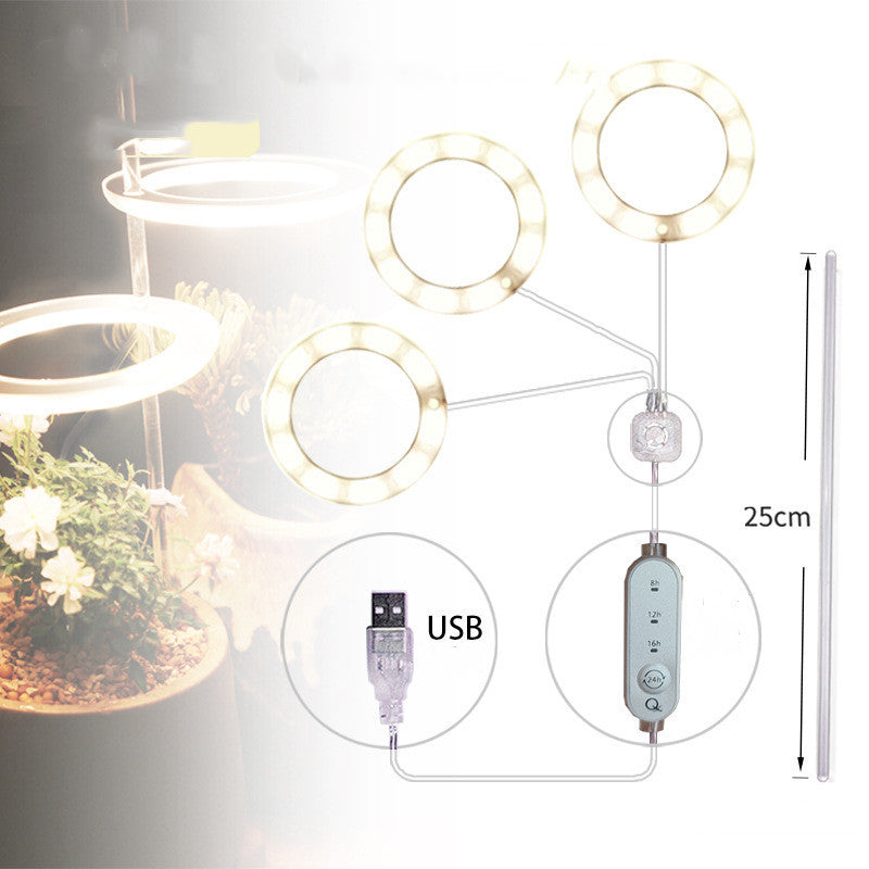 LED GROW Light Spectrum Full Spectrum Phyto Grow Lampa USB Phyto Lamp pentru plante Iluminat de creștere pentru plante interioare