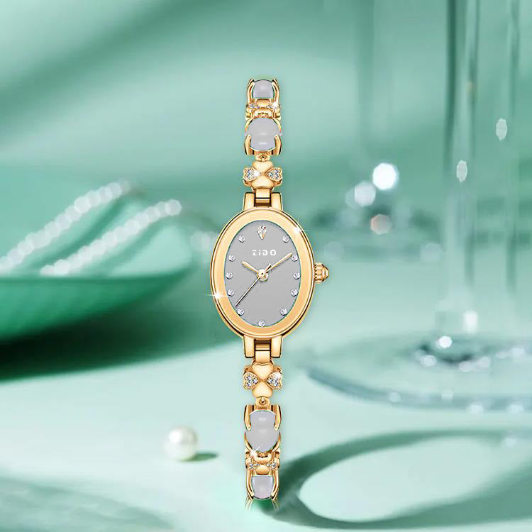 Entrare simplă a temperamentului de modă Lux Quartz Diamond Diamond Waters Women