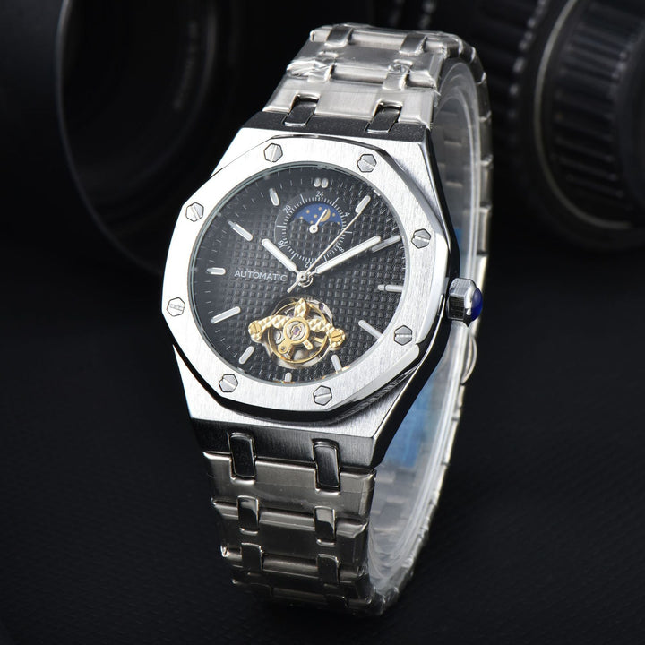 Men's Mechanical Automatic Multifunctional Tourbillon Watch