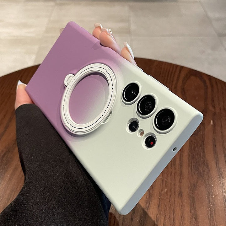 Creative Built-in Lens Film Gradient Magnetic Phone Case