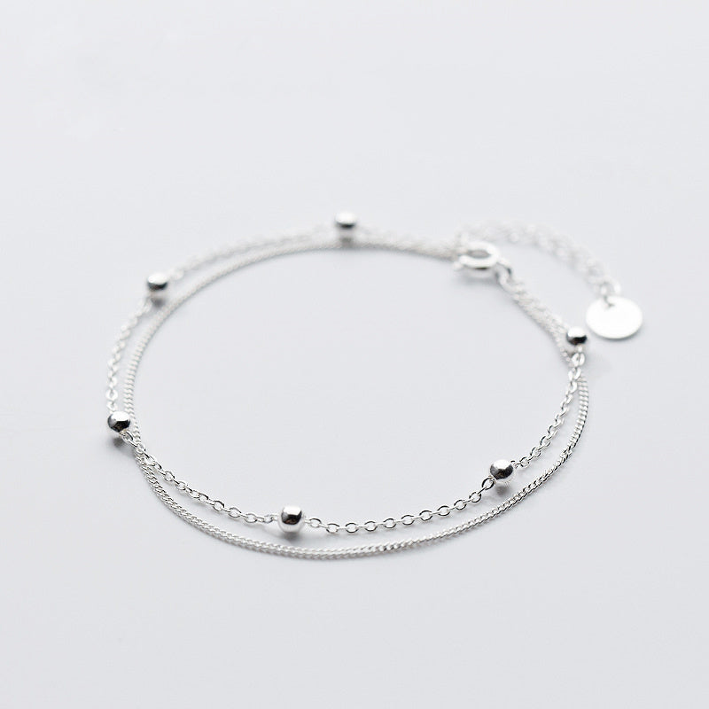 Sterling Silver Simple Versatile Bracelet Women