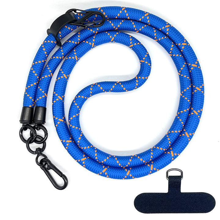 10 mm Climbing Rope Telefon mobil Garnitură Lankard Garnitură reglabilă Crossbody Telefon mobil curea cu Curea de cameră cu curea de cameră anti-pierdere a gâtului