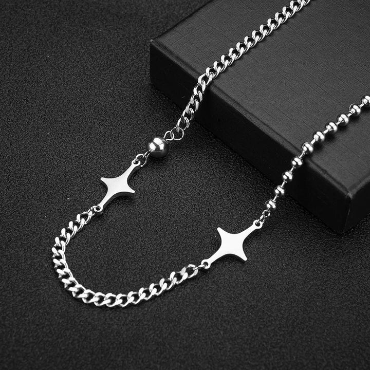 Unisex Style Trend Titanium Steel Pendant Necklace