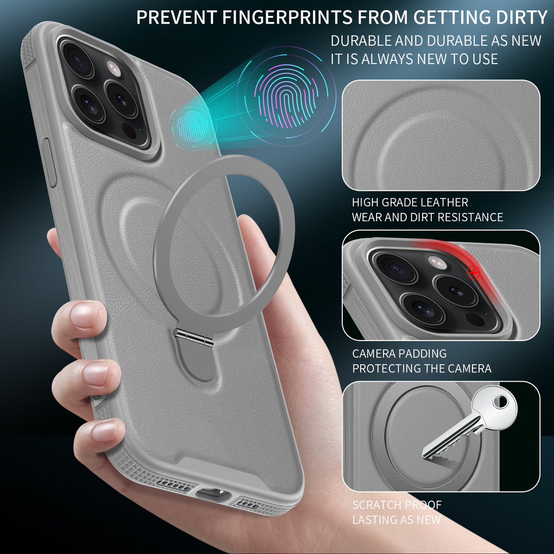 Mobile Phone Case Pivot Magnetic Attraction Rotation