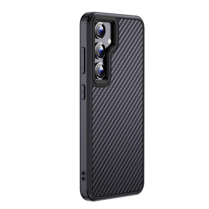 Carcasă telefonică Aramid Fibre Fibre Frosted Resistant Cover de protecție Cochilie magnetică