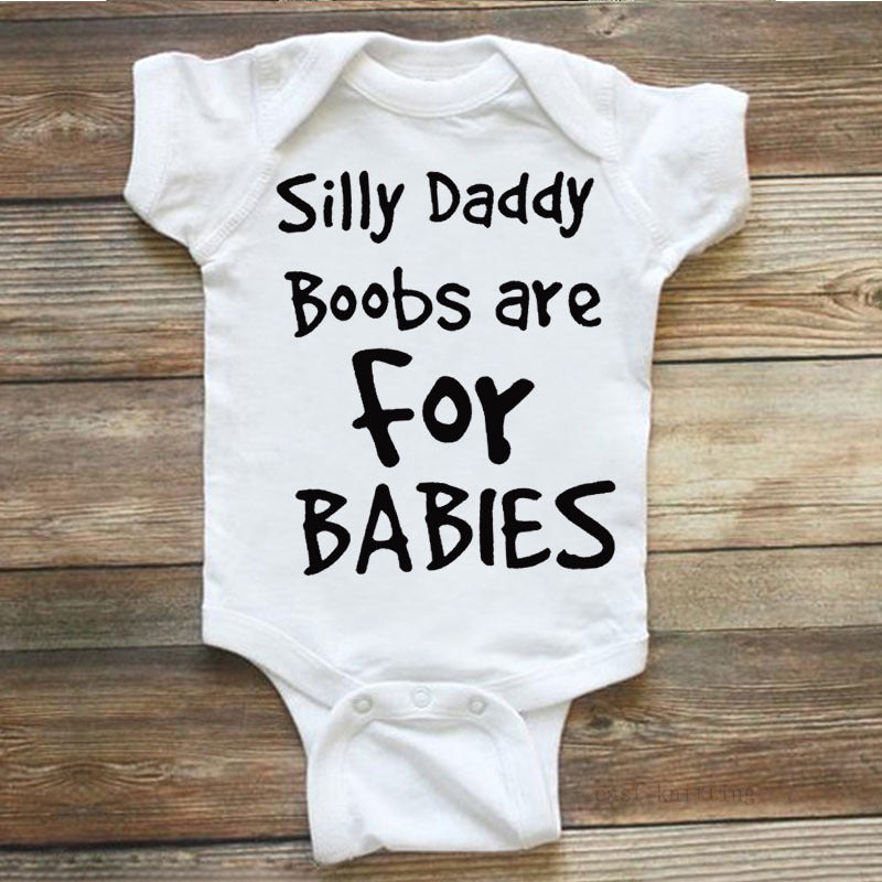 Silly Daddy Boobs Are For Babies