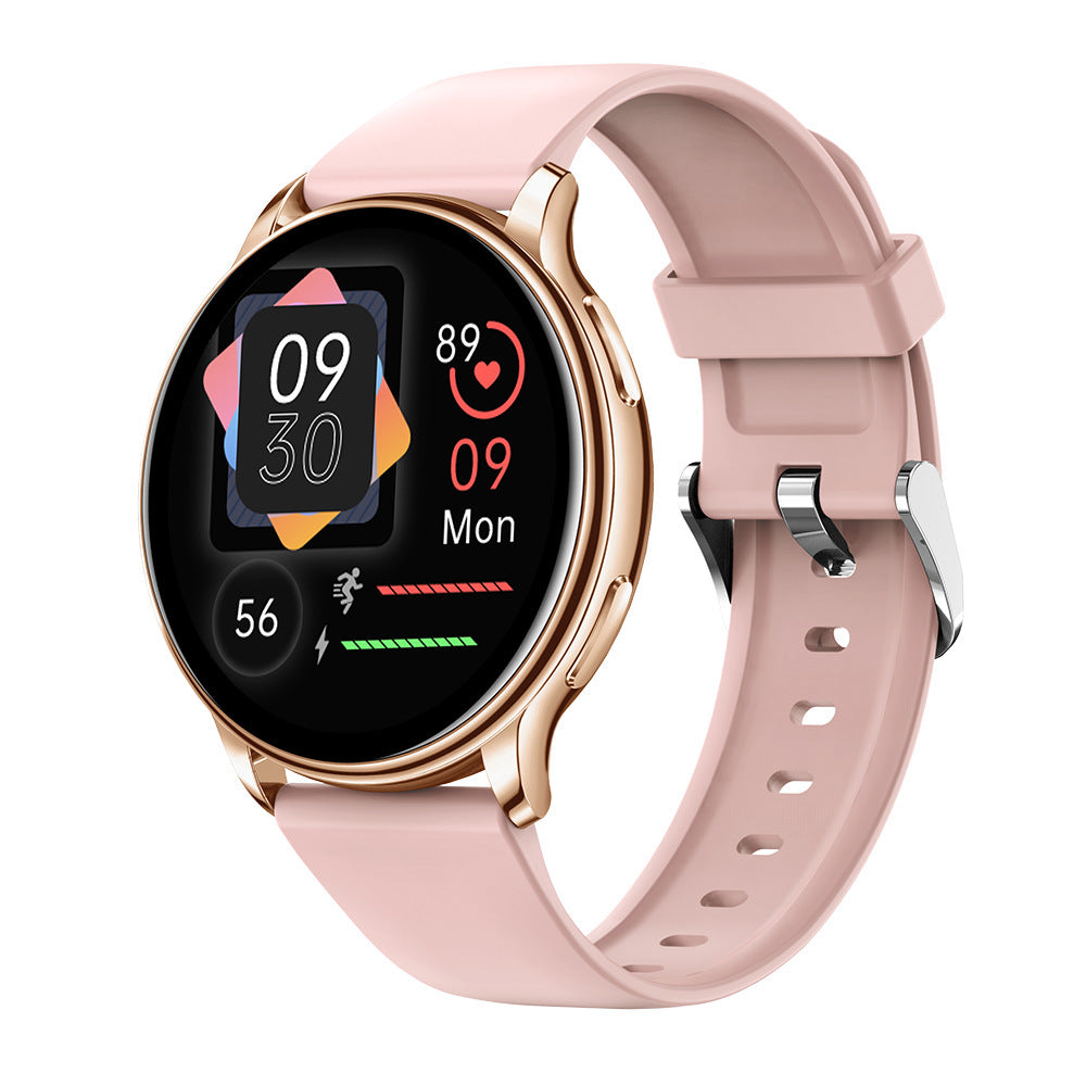 Cuplu inteligent Watch Ecran rotund Bluetooth Apelând la ritm cardiac Blood Oxigen Monitorizare somn