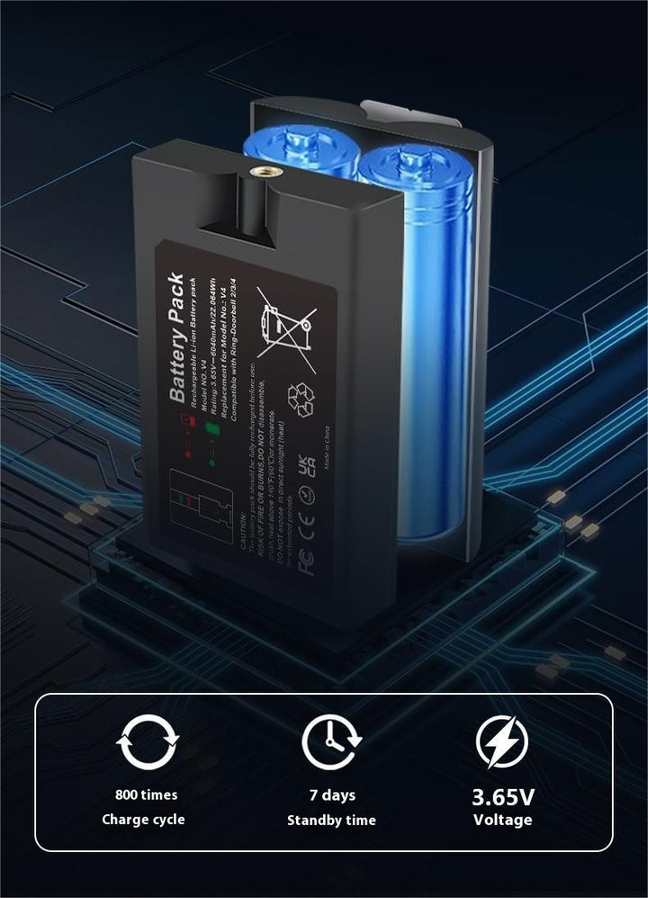 V4 Doorbell Battery SM002 VIDEO SOEBLELL