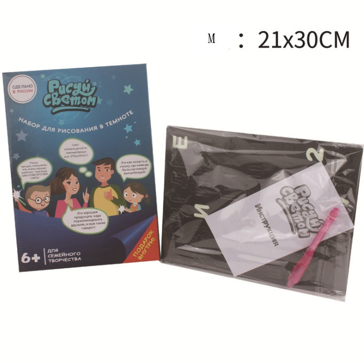 Educațional de desen jucărie Pad 3d Magic 8 Efecte ușoare Puzzle Board Sketchpad