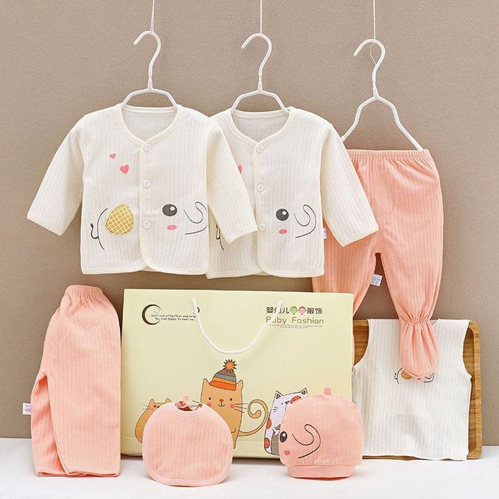 Pure Cotton Baby Clothes Spring And Autumn Summer Children Gift Box Set