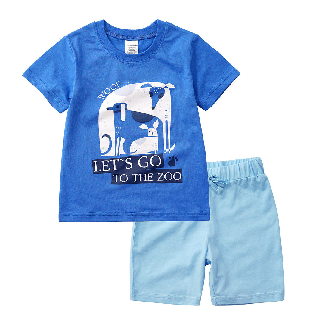 Summer Baby Two-piece Short-sleeved Children's Clothing