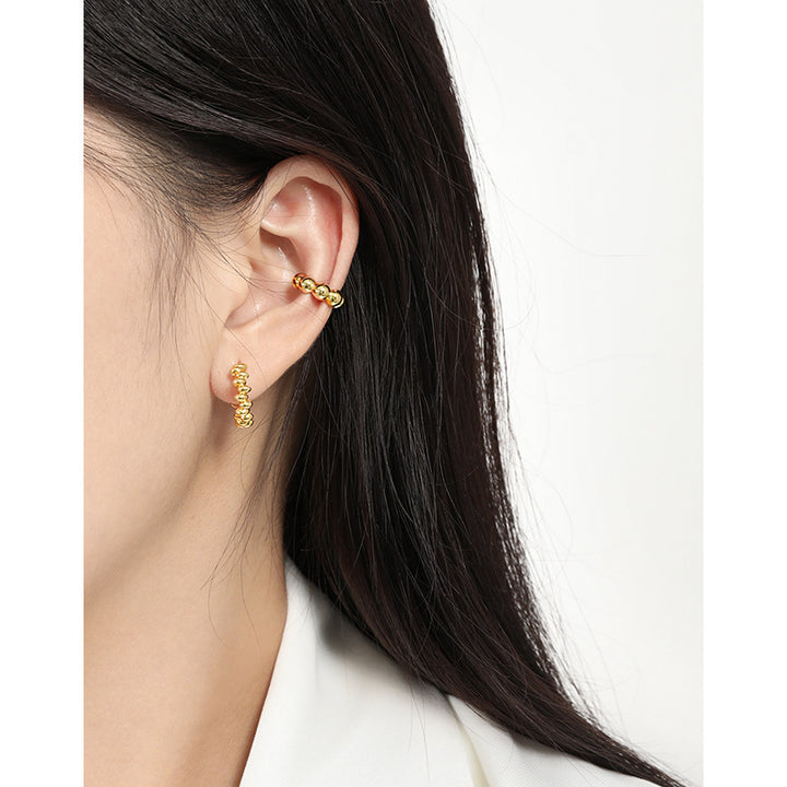 Niche Design Sense Simple Personality All-match Geometric Ear Clip