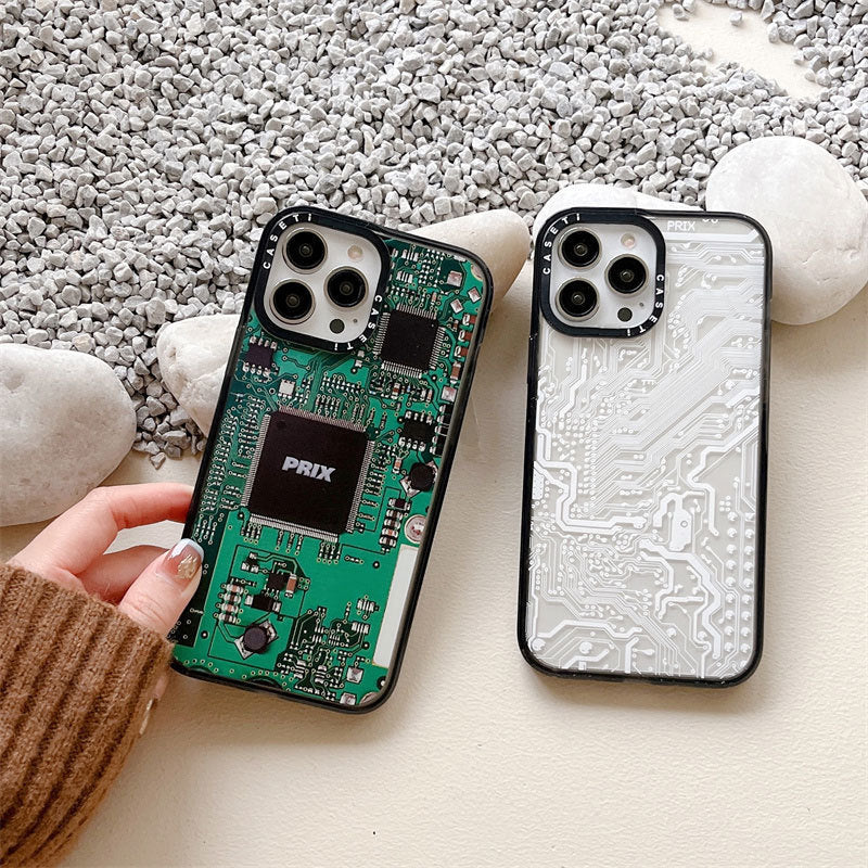 Funny Circuit Board Creative Drop-resistant Acrylic Phone Case