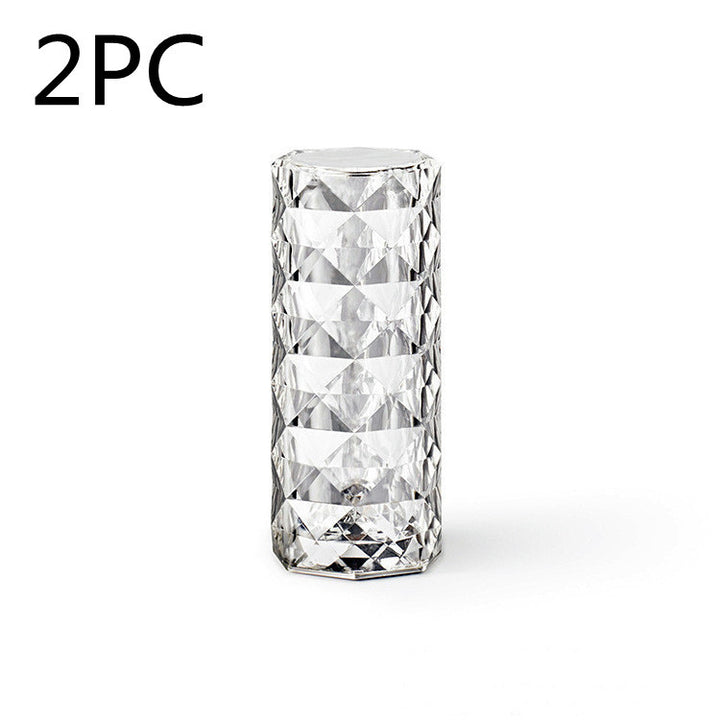 Lampa nordică de cristal Lămpi de masă USB