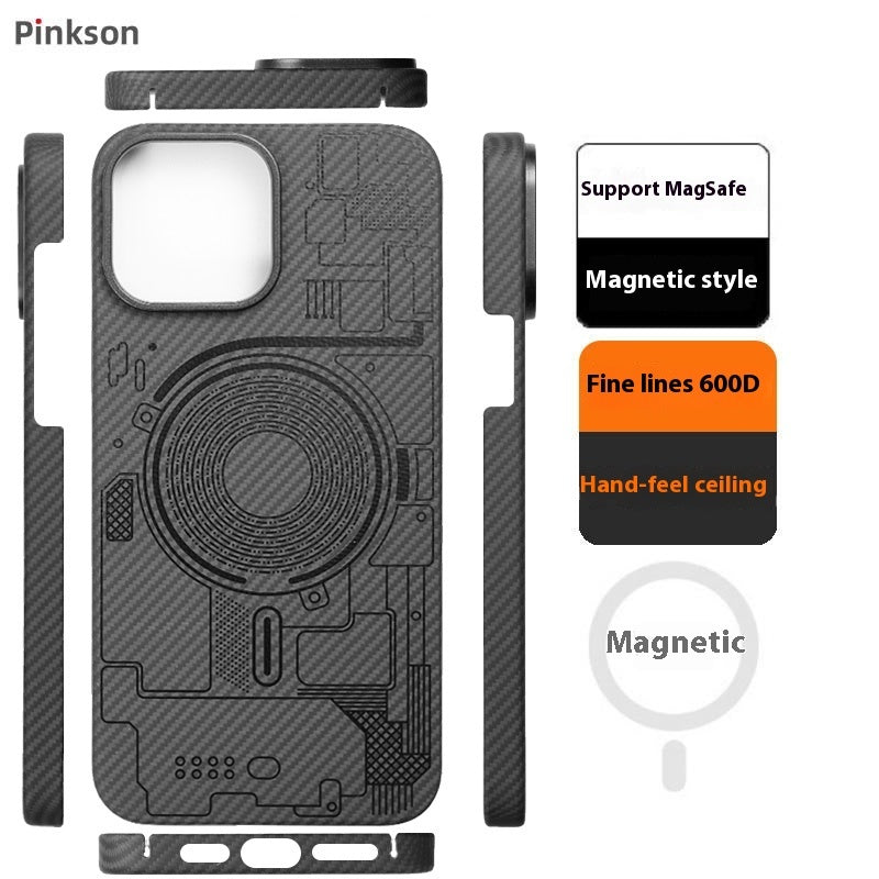 Kevlar Aramid Carbon Fiber Ultra-thin Frosted Phone Case