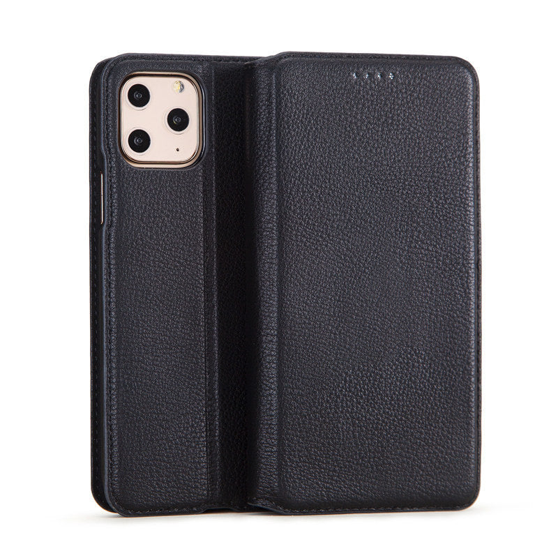 Thin Real Leather Case Cover