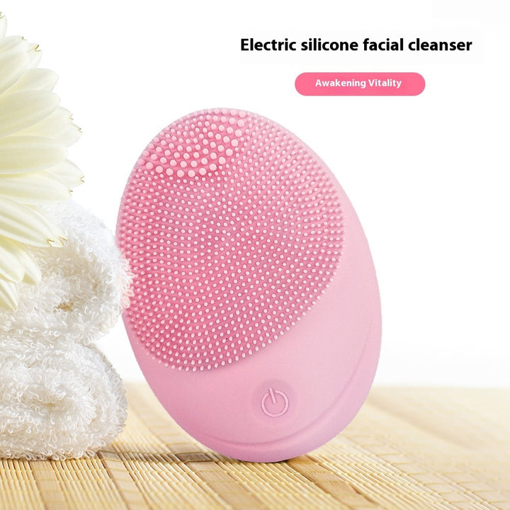 Beauty Face Wash Massage Instrument Electric Silicone Cleansing Instrument