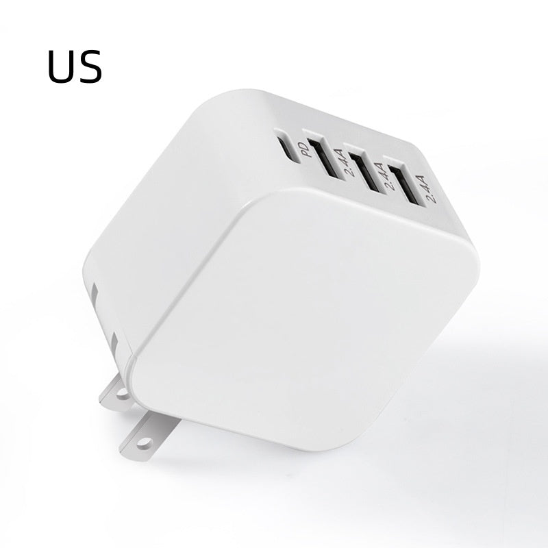 Applicable Mobile Phone Charger Pd20w Charging Plug USB Multi-port Adapter Pse Charger 30W