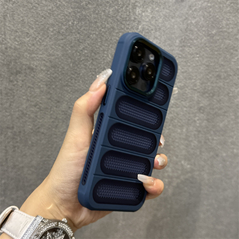 Honeycomb Breathable Phone Case Heat Dissipation Drop-resistant Protective Cover