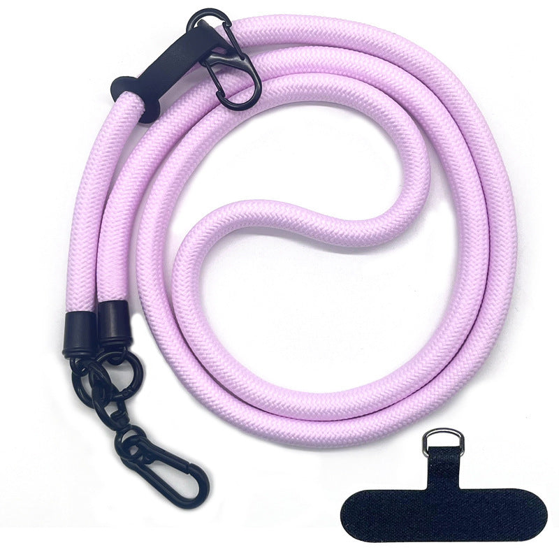 10 mm Climbing Rope Telefon mobil Garnitură Lankard Garnitură reglabilă Crossbody Telefon mobil curea cu Curea de cameră cu curea de cameră anti-pierdere a gâtului