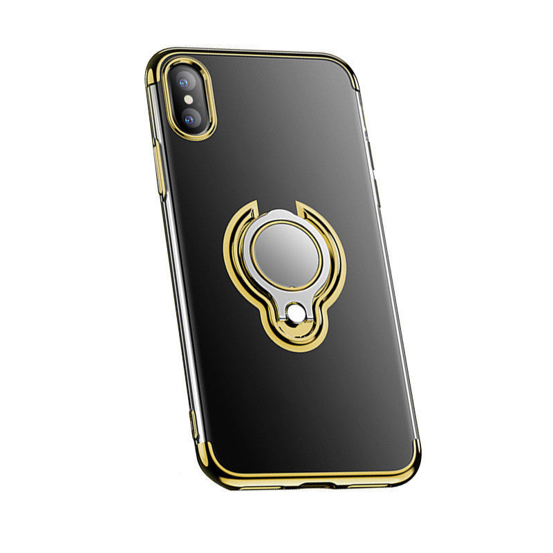 Magnetic Ring Electroplating Car Phone Case