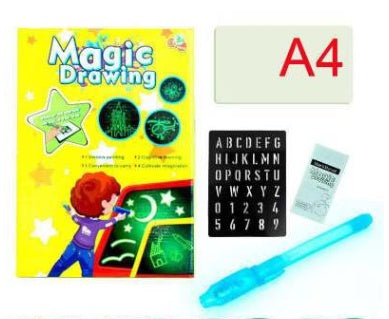 Educațional de desen jucărie Pad 3d Magic 8 Efecte ușoare Puzzle Board Sketchpad