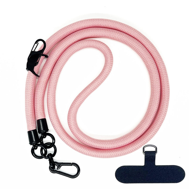 10 mm Climbing Rope Telefon mobil Garnitură Lankard Garnitură reglabilă Crossbody Telefon mobil curea cu Curea de cameră cu curea de cameră anti-pierdere a gâtului