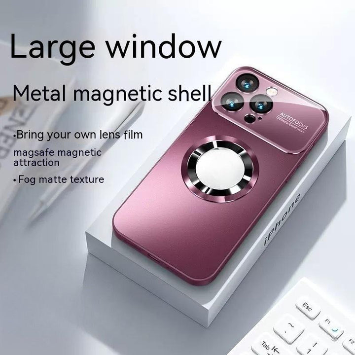 Large Window Without  Magnetic Suction Frosted Glass Drop-resistant All-inclusive Protective Case