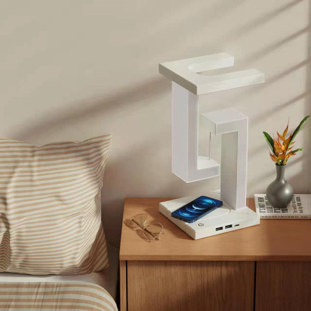 Creative Smartphone Wireless Încărcare Wireless Suspension Table Lampa LAMPĂ LAMPĂ DE BLANȚĂ PLUNE PENTRU DOMENTE DE CASĂ