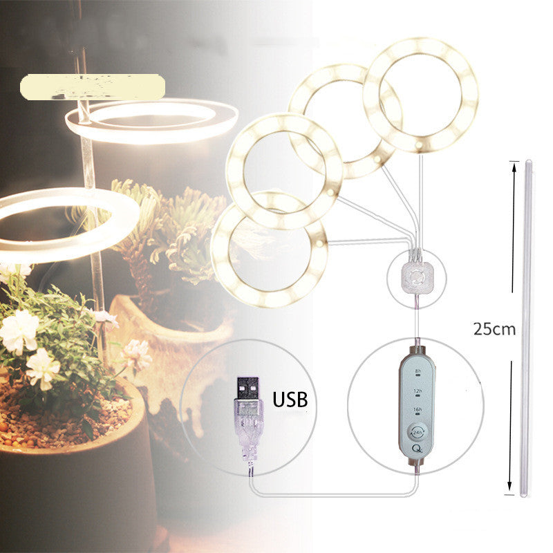 LED GROW Light Spectrum Full Spectrum Phyto Grow Lampa USB Phyto Lamp pentru plante Iluminat de creștere pentru plante interioare