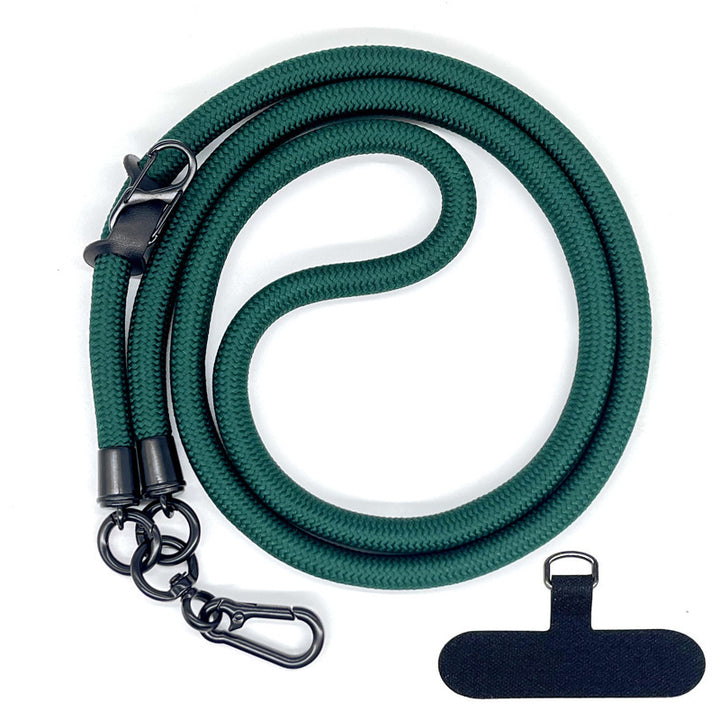 10 mm Climbing Rope Telefon mobil Garnitură Lankard Garnitură reglabilă Crossbody Telefon mobil curea cu Curea de cameră cu curea de cameră anti-pierdere a gâtului