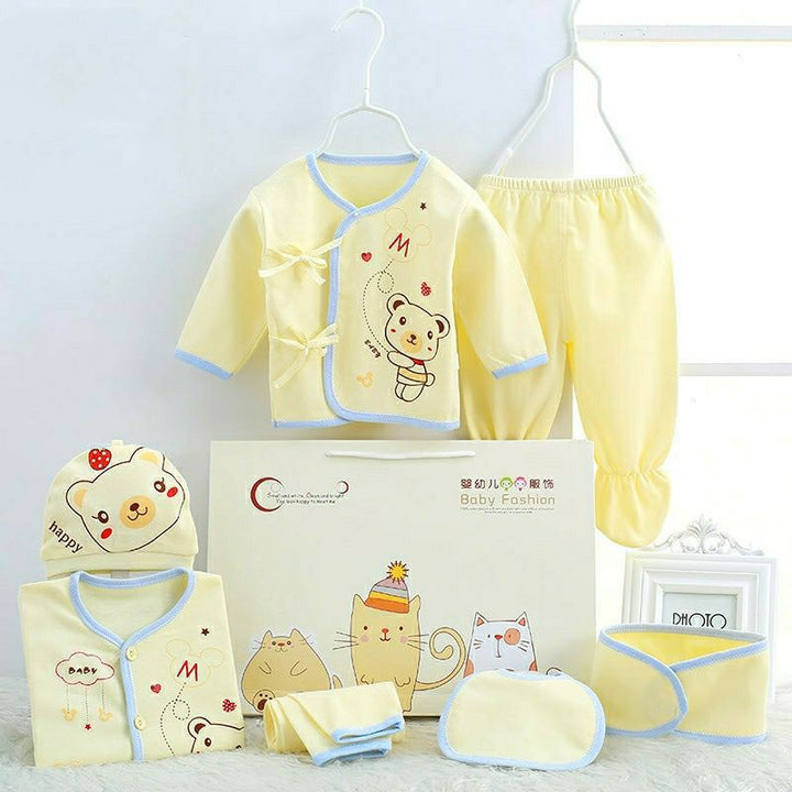 Pure Cotton Baby Clothes Spring And Autumn Summer Children Gift Box Set