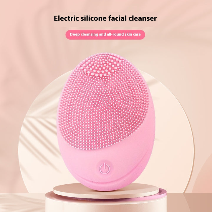 Beauty Face Wash Massage Instrument Electric Silicone Cleansing Instrument