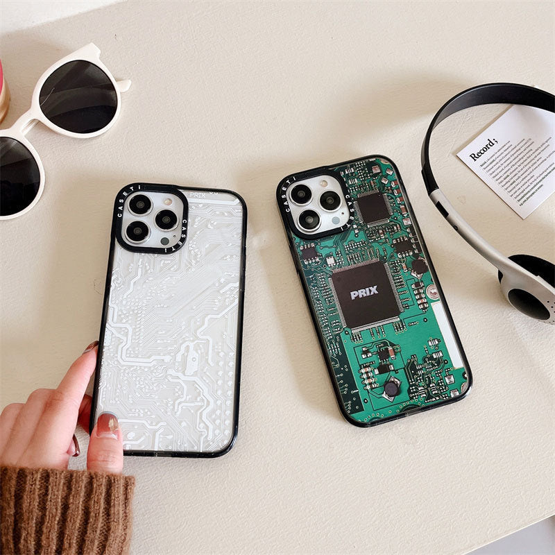 Funny Circuit Board Creative Drop-resistant Acrylic Phone Case