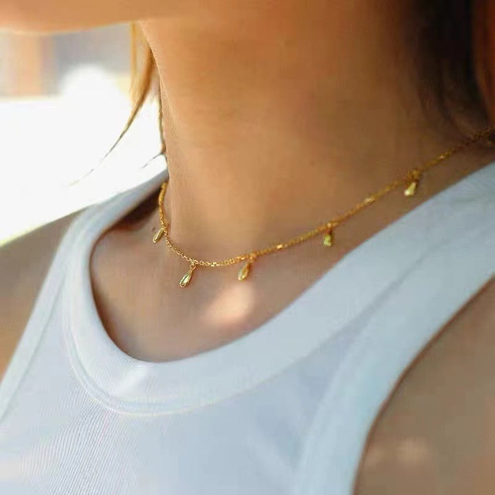 18K Gold High-grade Niche Necklace For Women