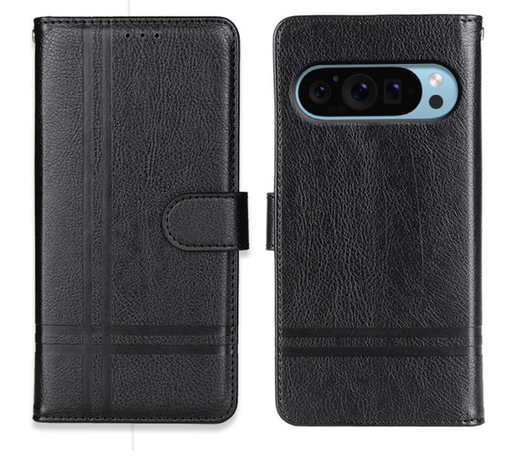 Embossed Flip Business Card Wallet Protective Cover