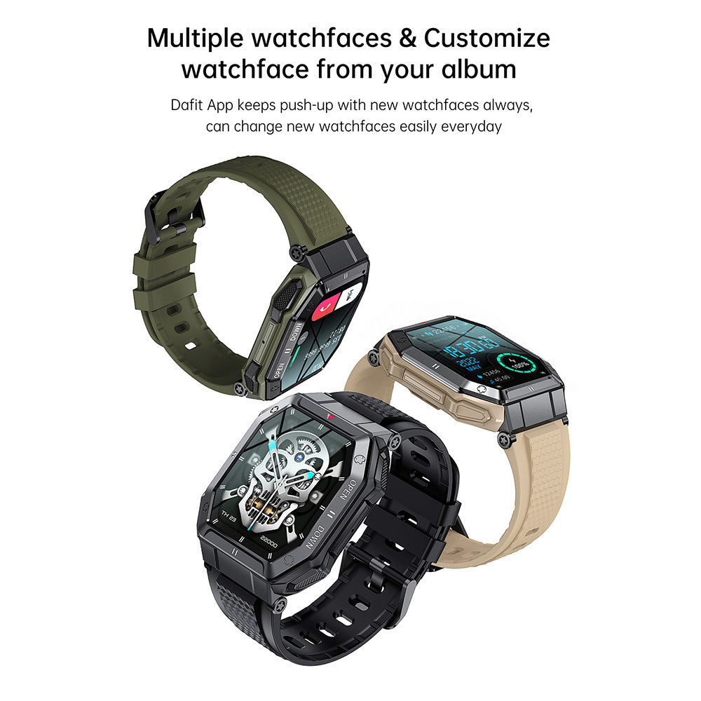 K55 Smart Watch Bluetooth Calling Sports Monitorizarea tensiunii arteriale a ritmului cardiac