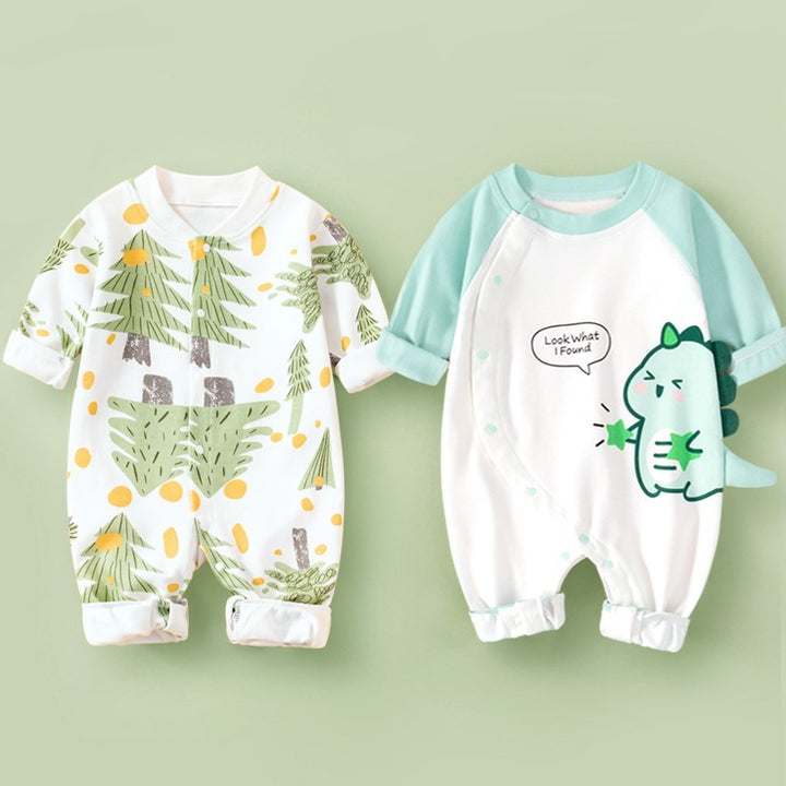 Cotton Long Sleeved Spring Clothing Children's Jumpsuit