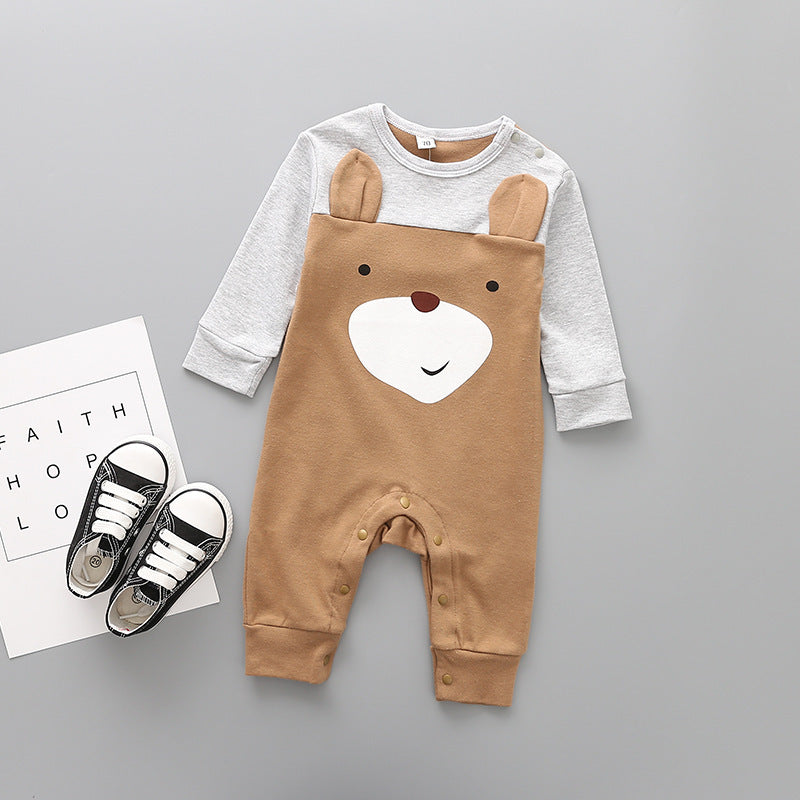 Spring And Autumn Newborn Baby Jumpsuit