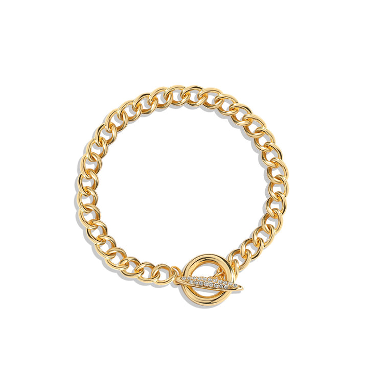 Ornament Cuban Link Chain Female Retro Punk OT Buckle Bracelet