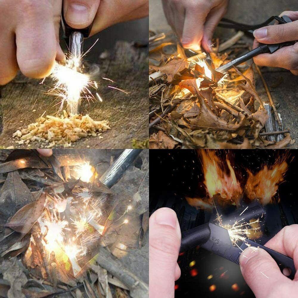 Atacantul Flint Oțel Flint Oțel Ferro Rod Rod impermeabil Firesteel Camping Brichetă