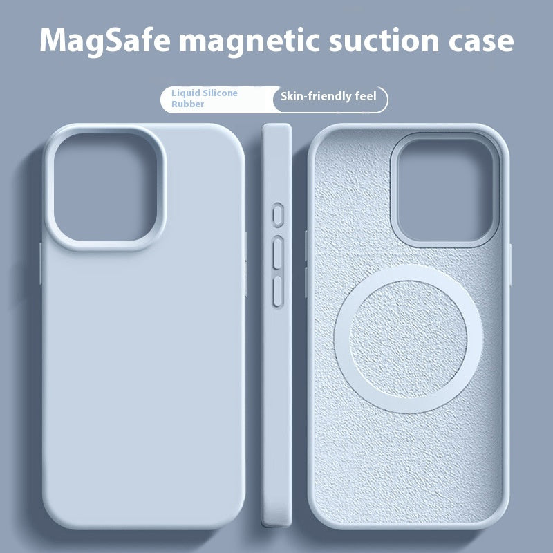 Phone Case Magnetic Liquid Silicone