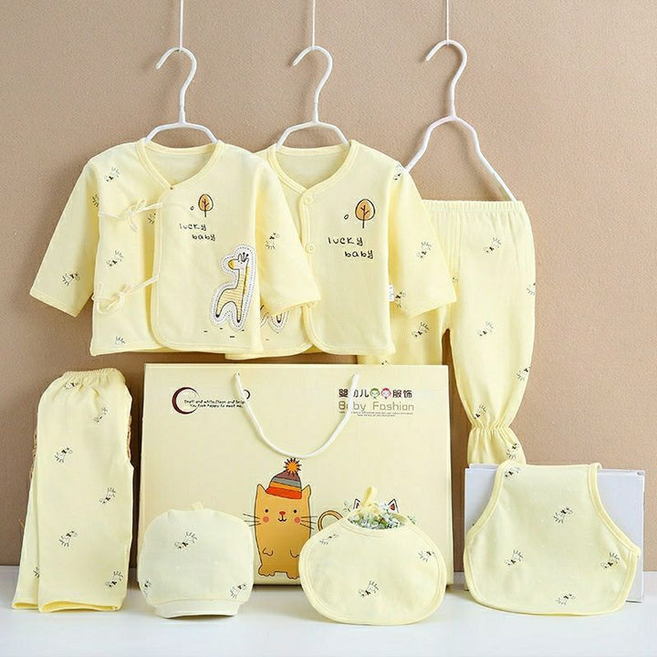 Pure Cotton Baby Clothes Spring And Autumn Summer Children Gift Box Set