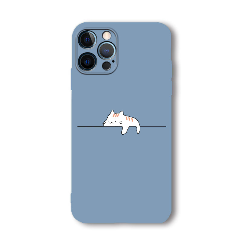 Simple Cartoon Frosted Cute Japanese And Korean Phone Case