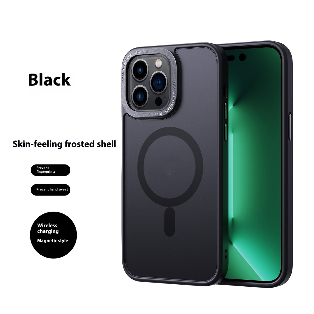 Frosted Skin Feeling Metal Magnetic Protective Case