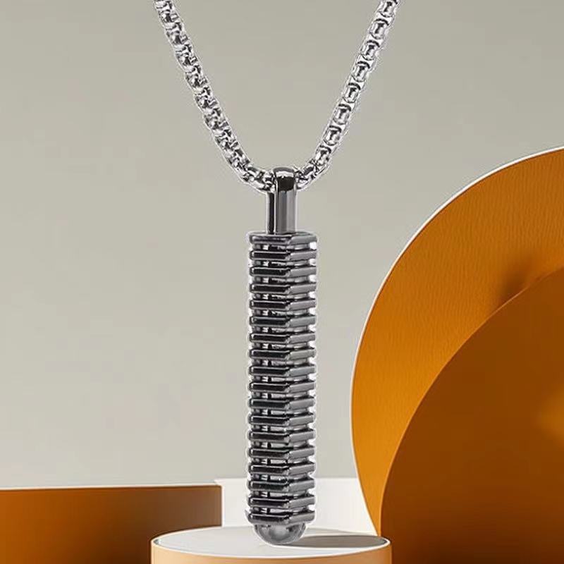 Stainless Steel Necklace Men's Hip Hop Niche