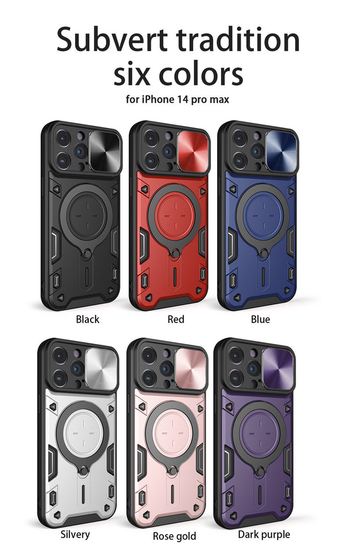 Anti-fall Shell IP13 Magnetic Bracket Protective Cover