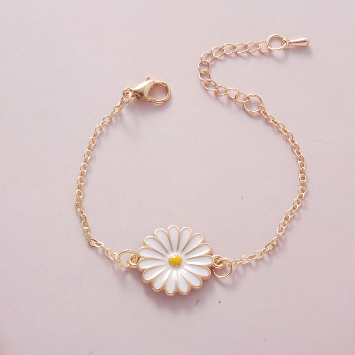 Women's Fashion Simple Alloy Daisy Bracelet