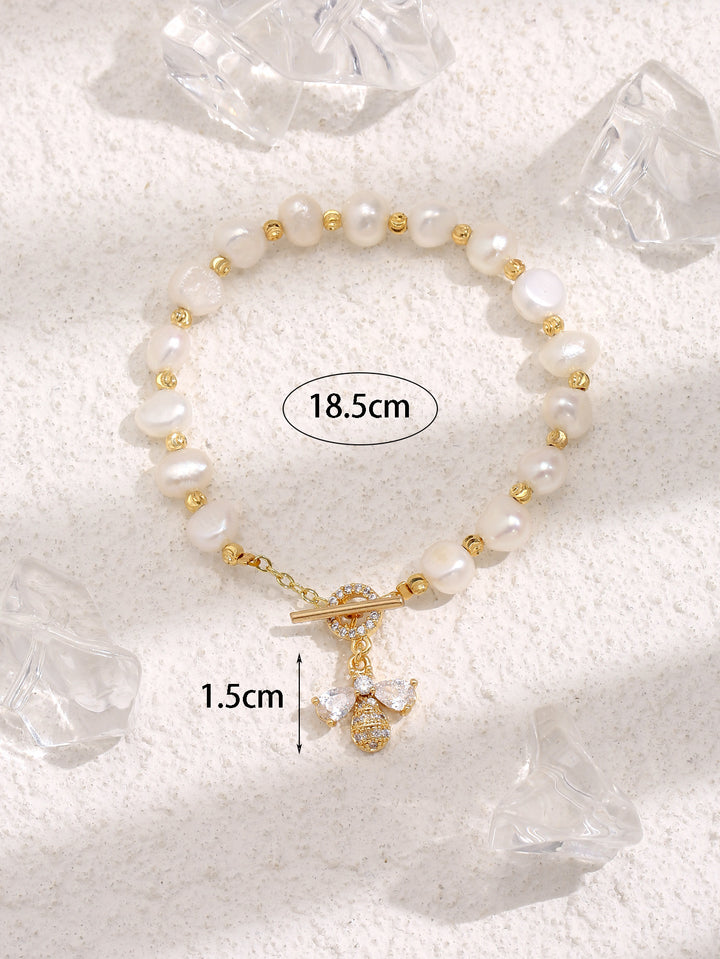 Freshwater Pearl Small Pearl Pull Bracelet Women's Retro